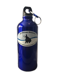 All Things Bunnies Logo Water Bottle 20oz