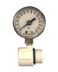 Outlet Fitting Assembly for Regulator w/Pressure Gauge 15PSI