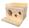 Small Animal Kiln Dried Pine Townhouse