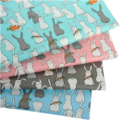 Bunny Rabbit Print Fabric