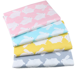 Bunny Rabbit Print Fabric