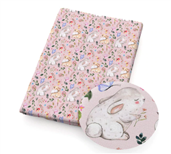 Bunny Rabbit Print Fabric