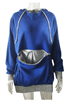 All Things Bunnies Blue Hoodie with Small Animal Carry Pouch