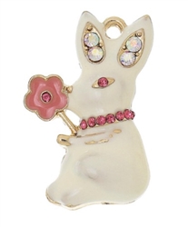 Flower Bunny Necklace