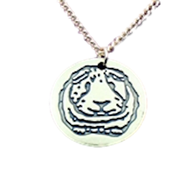 Silver Guinea Pig Necklace