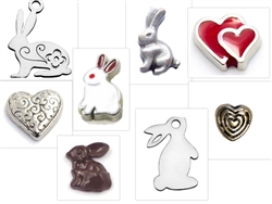 Charms for Bunny Necklace/Bracelet/Keychain