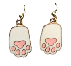 Bunny Paws Dangle Earrings