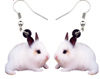 Acrylic Bunny Dangle Earrings