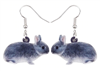 Acrylic Bunny Dangle Earrings