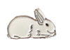 New Zealand Rabbit Pin/Brooch