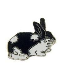 Rex Rabbit Pin/Brooch