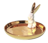 Gold Bunny Trinket Tray/Ring Holder