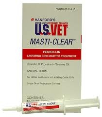 US Vet Masti-Clear (Go-Dry) Penicillin G Procaine Topical