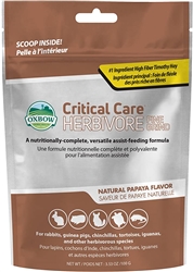 Oxbow Critical Care Herbivore Fine Grind Papaya Flavor 100 Gram