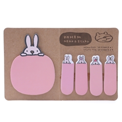 Bunny Memo and Sticky Pads