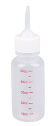50cc Natural HDPE Feeding Bottle with Nipple