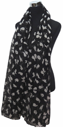 Bunny Rabbit Print Scarf