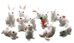 Bunny Garden Figurines