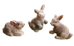 Bunny Garden Figurines