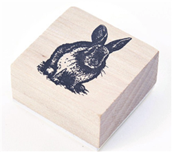 Rabbit Rubber Stamp