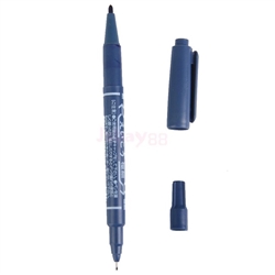 Double Head Tattoo Skin Marker - Blue