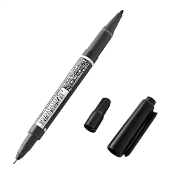 Double Head Tattoo Skin Marker - Black