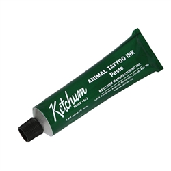 Ketchum Animal Tattoo Ink - Green Paste 1oz.