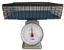 Winco 20-Pound Scale with Wire Basket Kit
