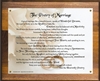 Poetry of Marriage (Rings) Plaque