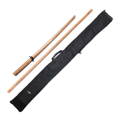 Master Series :: Natural Oak Bokken and Jo Set with Bag