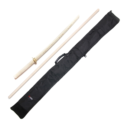 Master Series :: White Oak Bokken and Jo Set with Bag