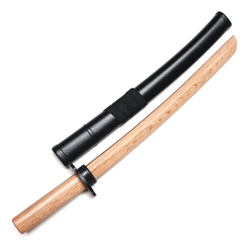 Master Series :: Oak Bokken with Tsuba & Saya (Short) NATURAL