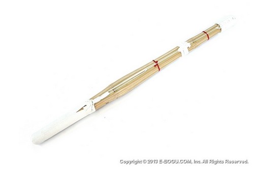 NITORYU :: Top Quality MADAKE Nito-ryu Shinai Short Grip [Assembled - Size Shoto 62cm/24.5in]