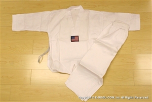 ***OUTLET*** Taekwondo Uniform Set with White Collar - size 00