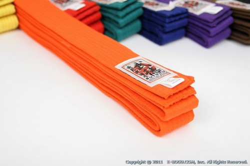 BUTOKU Martial Arts Obi Belt Orange