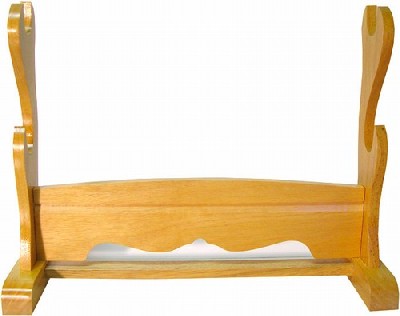 2 Tier Natural Wooden Sword Stand