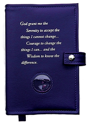 Vinyl - AA Double Book Cover - Options include: Brown, Purple, Pink, Black, Burgundy, Teal, and Navy