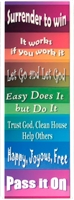 Pass It On - AA Slogans Laminated Bookmark