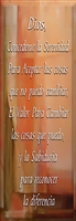 Serenity Prayer in Spanish Bookmark