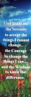 Serenity Prayer Laminated Bookmark