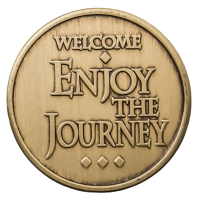 Welcome Enjoy the Journey Bronze Recovery Coin - BRM 134