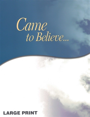 Came to Believe LARGE PRINT Book