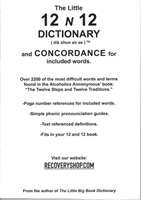 <!610> AA Reference Book - The Little 12 N 12 Dictionary - Regular Print