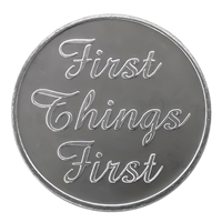 First Things First - Serenity Prayer Aluminum Recovery Coin - DC138