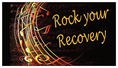 Rock Your Recovery Refrigerator Magnet