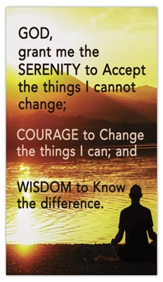 Serenity Prayer Recovery Magnet