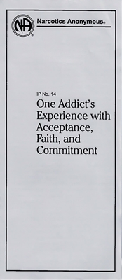 NA Pamphlet 14 One Addict's Experience