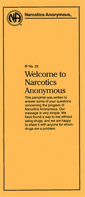 NA Pamphlet 22 - Welcome to Narcotics Anonymous