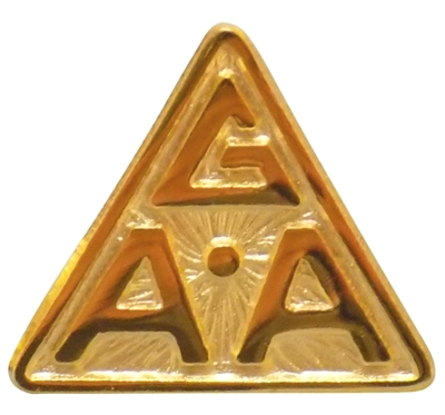 G.A.A.- Gold Plated - 90 Day AA Anniversary Lapel Pin