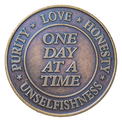 AA Four Absolutes - ODAAT - Bronze Inspiration Medallion - REâ„¢Med03